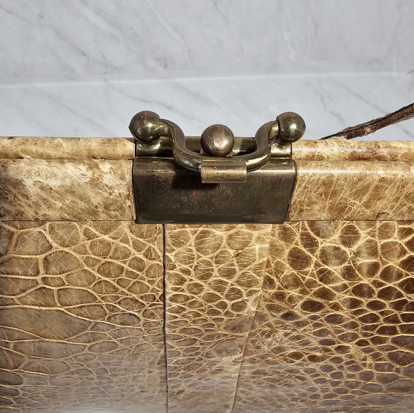 Rare Vintage 1950s-60s Exotic leather purse - Picture 9 of 10